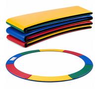 AREBOS Trampoline Couverture de Bord Coussin de Protection 366 cm Multicolore