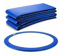 AREBOS Trampoline Couverture de Bord Coussin de Protection 396 cm Bleu