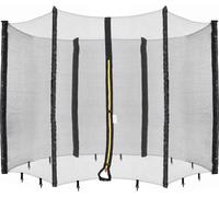 AREBOS Trampoline Filet de sécurité Ø305 cm | 6 barres | UV-résistant & verrouillable