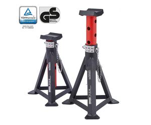 AREBOS Tréteau de support Cric de voiture Chandelles De Levage 2 pièces par 3T