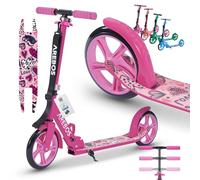 AREBOS trottinette Kickroller Cityroller enfants adultes trottinette rose
