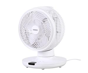 AREBOS Ventilateur de table avec télécommande & minuterie | 55W | oscillation 3D | ventilateur avec 4 niveaux de vitesse | incl. mode nuit & écran tactile