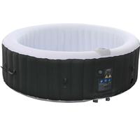 AREBOS Whirlpool, gonflable, In & Outdoor, 6 personnes, ⌀ 208 cm, 130 buses de massage, avec chauffage, 1.000 litres, couverture incluse, Bubble Spa & Wellness Massage