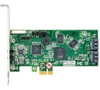ARECA 2 ports SATA 6Gb/s PCIe 2.0x1, carte RAID, 512MB Cache, 2x SATA interne