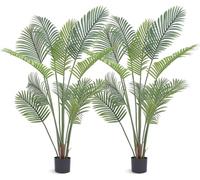 Areca Catechu Plante artificielle - Artificielle - 800x800x1524mm - PE - Plante artificielle en plastique - Palmier à noix de bétel - Inodore - Imperméable - Chambre à coucher Bureau Salon