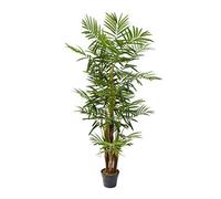 Areca Palmier artificiel faux interieur à plusieurs branches avec 25 feuilles de palmier 160 cm