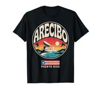 Arecibo Puerto Rico City Travel Vintage Cercle T-Shirt