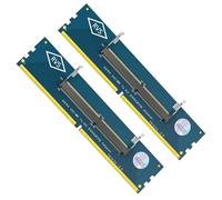 Arecobticy 1 paire d'adaptateurs de carte mémoire SO DDR5 vers DDR5 U DIMM pour PC de bureau avec spécifications JEDEC Adaptateur de bureau