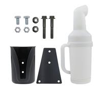 Arecobticy Bouteille de chariot de golf avec col incurvé résistant à la pluie - Kit de montage inclus - Installation rapide - Installation simple - Ensemble d'accessoires pour chariot de golf haute