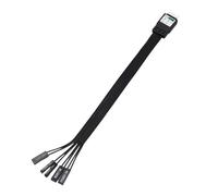 Arecobticy Câble de connexion pour panneau avant avec marquage transparent pour interrupteurs d'alimentation, lecteur LED et bouton de réinitialisation, câble de boîtier de PC de bureau