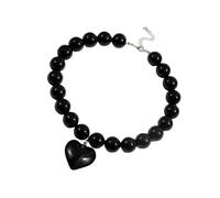Arecobticy Collier avec pendentif en forme de cœur tendance pour la femme moderne à la recherche d'élégance et de styles au quotidien, taille unique, Comme décrit, Comme décrit.