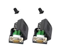 Arecobticy D SUB Adaptateurs RS232 9 broches RS485 RS422 Connexion avec vis/écrou de montage et connecteur de machine de contrôle fiscal facile d'installation