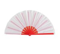 Arecobticy Éventail pliable en tissu Oxford durable pour exercices de routine de théâtre, costumes de théâtre, fête, spectacles de danse chinois
