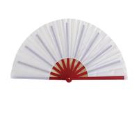 Arecobticy Éventail pliable en tissu Oxford durable pour exercices de routine de théâtre, costumes de théâtre, fête, spectacles de danse chinois