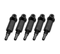 Arecobticy Lot de 5 adaptateurs de purge de liquide de frein avec design anti-fuite pour un changement de liquide rapide et facile d'entretien des freins du véhicule