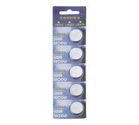 Arecobticy Lot de 5 piles bouton LIR2032 3,6 V rechargeables LIR2032 pour montres, calculatrices, piles bouton rechargeables