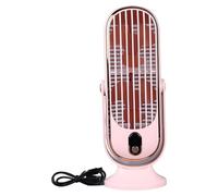 Arecobticy Petit ventilateur de bureau portable rechargeable par USB pour bureau, extérieur, maison, dortoir, ventilateur électrique de refroidissement 5 vitesses pour la maison, le bureau, le chevet