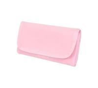Arecobticy Portefeuille de voyage pratique en tissu Oxford avec 6 compartiments zippés sécurisés pour espèces, passeports, cartes, organiseurs de devises, enveloppe compacte à fermeture éclair, b