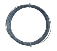 Arecobticy Raquette de badminton en polyester hautement élastique de 1,25 mm pour entraînement primaire en fil dur