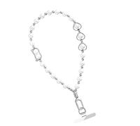 Arecobticy Sangles de téléphone sécurisées avec clip en métal et effet yeux de chat - Sangles de téléphone tendance en forme de cœur - Accessoire de luxe pour le sport, le shopping, les trajets