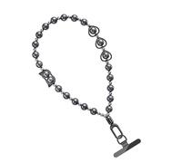 Arecobticy Sangles de téléphone sécurisées avec clip en métal et effet yeux de chat - Sangles de téléphone tendance en forme de cœur - Accessoire de luxe pour le sport, le shopping, les trajets