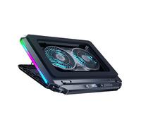 Arecobticy Ventilateur de refroidissement efficace pour ordinateur portable pour overclocking 15x technologie de flux d'air faible bruit pour ordinateur portable 15 21"