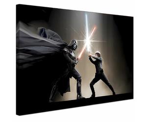 AREDE Tableau Décoration Murale sur Toile | L’étincelle de la bataille | Art Déco Salon Chambre | Tableau Moderne 60 x 40 cm | Prêt à être accroché