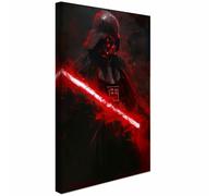 AREDE Tableau Décoration Murale sur Toile | Vador | Art Déco Salon Chambre | Tableau Moderne 60 x 40 cm | Prêt à être accroché