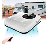 Aredwhiterui ClimatiseurDC RV 7500 BTU, Climatiseur De Stationnement - Refroidissement Rapide 3s, Télécommande, Démarrage en Un Clic, Unité De Climatisation Universelle pour Camion/Bus,12V