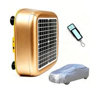 Aredwhiterui Housse De Voiture Rétractable Automatique avec Télécommande - Montage sur Toit, Solaire, Alarme Antivol, Imperméable Tout Temps, Bandes Réfléchissantes pour Berline/SUV/Camion SUV-L3