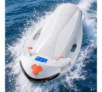 Aredwhiterui Surf Electrique 2 en 1 pour Adultes, Ride sur l’Eau et Plongée sous-Marine Jusqu’à 5 m, Puissance 6000 W, 2 Vitesses, Design Portable pour Piscine, Lac, Océan et Snorkeling