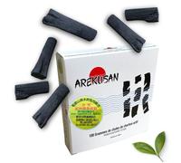 Arekusan Kishu Binchotan 100G de Morceaux Charbon actif purificateur d'eau authentique de Wakayama au Japon Filtre l'eau du robinet