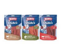 arelf Bundle RINTI-Chicko Lot de 3 paquets de 60 g d'agneau, bœuf et lapin - Collations pour chien séchées à l'air à haute teneur en viande - Sans soja ni farine de viande