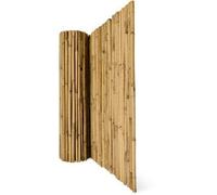 Arella en roseaux de bambou naturel Ø 16 mm, tapis d'ombrage pour clôtures 150 x 300 cm