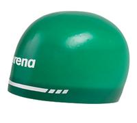 Arena 3D Soft USA Bonnet de Bain Unisexe en Silicone pour Adulte pour Homme et Femme, kit d'entraînement et de Course de Piscine, Vert, Taille XL