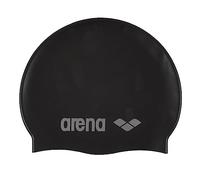 Arena / 91670 Bonnet de bain Enfant Silicone, Taille unique, Noir/Argent