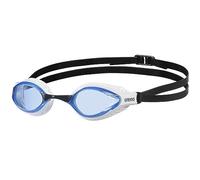 Arena Air-Speed Lunettes de Natation Unisexe Adulte Race, Lunettes de Natation avec Verres Larges Anti-Buée, Protection UV, 3 Ponts Nasaux Interchangeables, Sceaux d'air