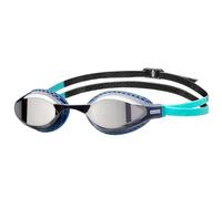 arena Air-Speed Mirror Lunettes de Natation Compétition Adulte, Grandes Lentilles Miroitées avec Protection UV et Anti-Buée, Jointures Air Seals et 3 Ponts Nasaux Interchangeables