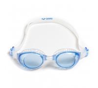 Lunettes de natation Arena Air Soft blanc avec verres bleu