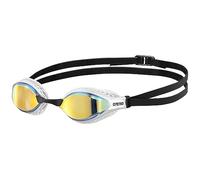 arena Airspeed Mirror Lunettes de Natation Anti-Buée pour Adultes et Unisexe, Lunettes de Piscine avec Verres Larges, Protection UV, 3 Ponts de Nez Interchangeables, Joints nid d'abeilles