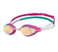 arena Airspeed Mirror Lunettes de Natation Anti-Buée pour Adultes et Unisexe, Lunettes de Piscine avec Verres Larges, Protection UV, 3 Ponts de Nez Interchangeables, Joints nid d'abeilles