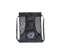 ARENA All Set Sac de natation en maille avec cordon de serrage pour accessoires de natation à séchage rapide en polyester pour entraînement d'équipe de natation, noir, 40 litres
