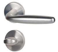 Arena Alpertec aluminium-R garniture à rosette pour Badtüren poignée de porte pour WC en aluminium anodisé argenté 40400830K1 R de la marque haeusler-shop