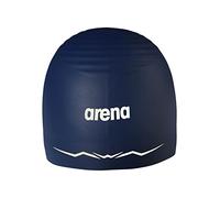 Arena - Aquaforce Wave - Bonnet de Bain/Piscine en Silicone, Unisexe, pour compétition de Natation Intensive, Performance hydrodynamique, Bleu Marine, Taille XL