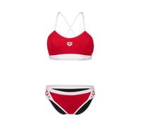 ARENA Bikini 'ICONS' rouge cerise / blanc, Taille XS