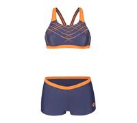 ARENA Bikini 'Proposal' bleu / orange, Taille XXL