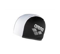 arena Bonnet de Bain Polyester II Natation Mixte Enfant, Noir et Blanc, FR : Taille Unique (Taille Fabricant : TU)
