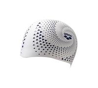 Arena Bonnet de Bain réversible Unisexe pour Adulte - 2 en 1 - en Silicone - Imperméable - Coupe Confortable - Bleu Marine/Mousse de mer - Taille Unique