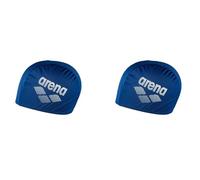 ARENA Bonnet de Bain Unisexe Polyester II Bonnet Natation Bleu FR: Taille Unique (Taille Fabricant: TU) (Lot de 2)