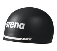ARENA Bonnet de Compétition Unisexe 3D Soft Bonnet Natation Noir FR: L (Taille Fabricant: L)